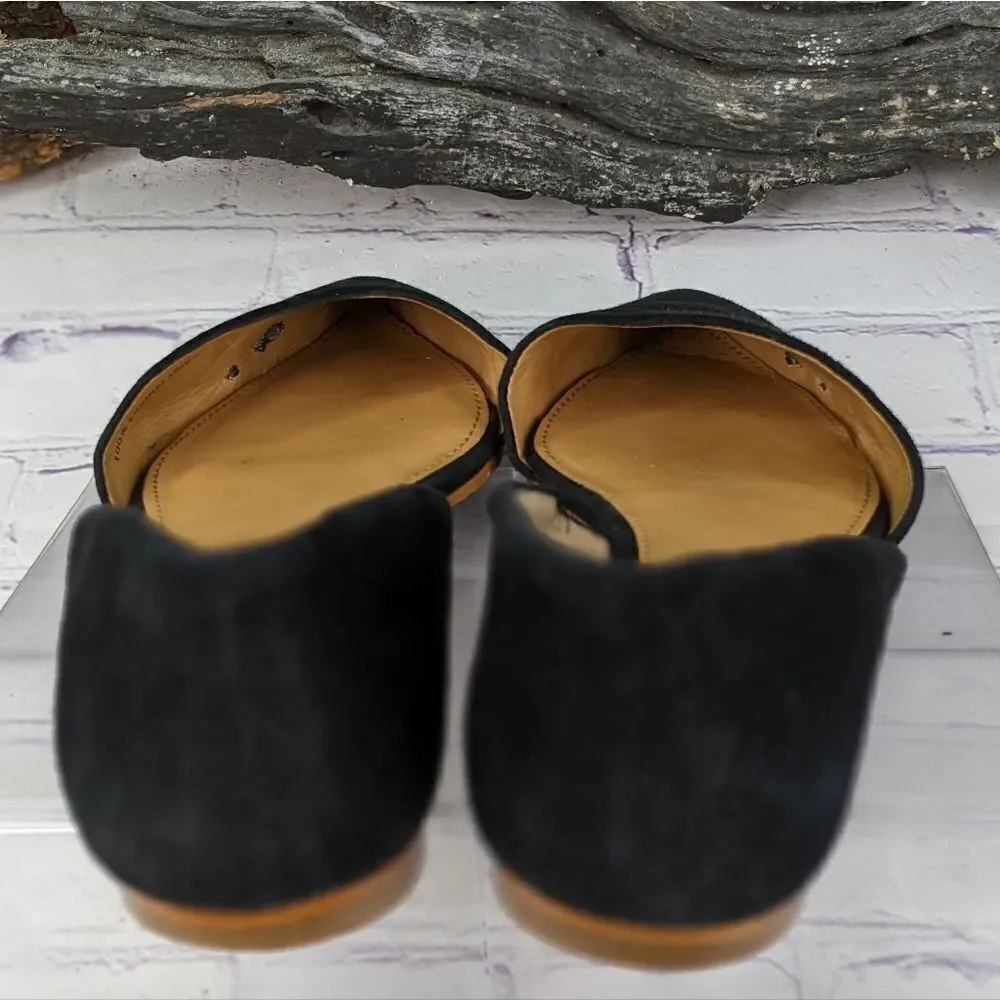 J.Crew Zoe Suede d'Orsay Flats